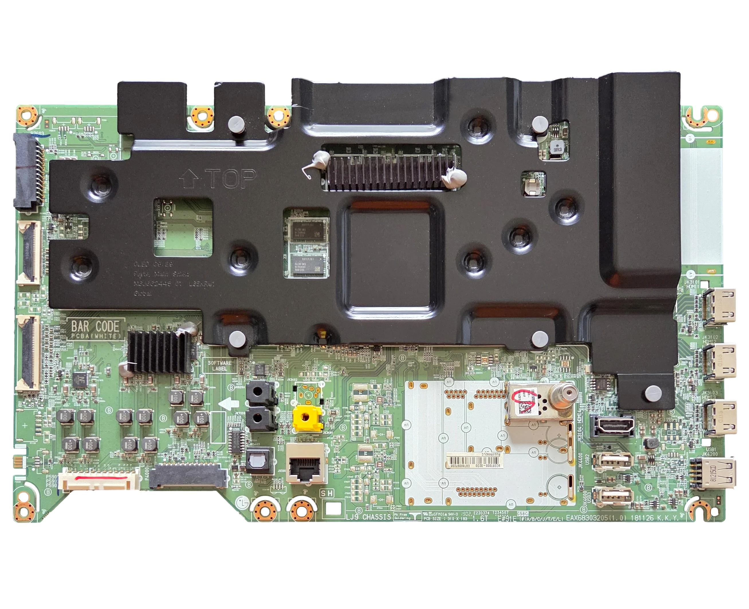 EBT66097206 LG Main Board, EBT66097206, EAX68303205 (1.0), OLED65E9PUA