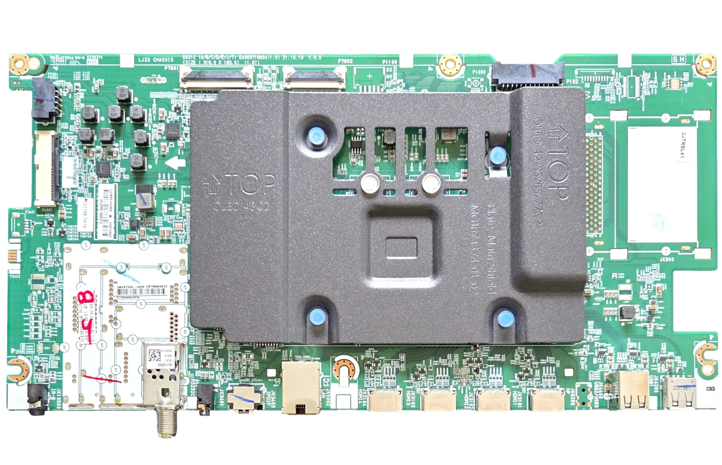 EBT66946402 LG Main Board, EAX69718004(1.0), OLED55C2PUA, OLED55C2PUA.DUSQLJR