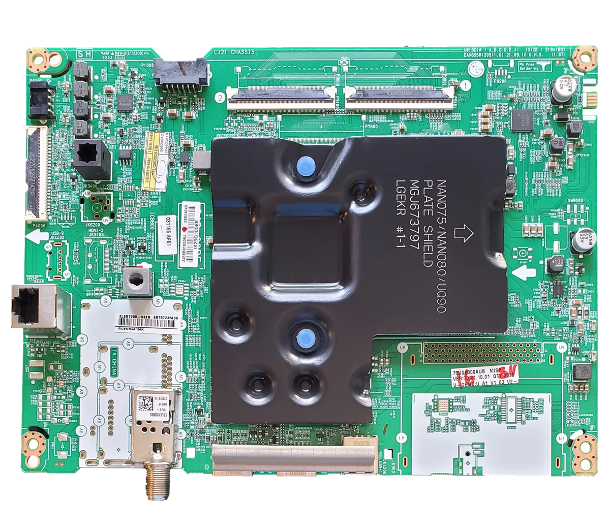 EBT67238406 LG Main Board, EAX69581205(1.0), 75UQ8000AUB, 75UQ8000AUB.AUSCLKR