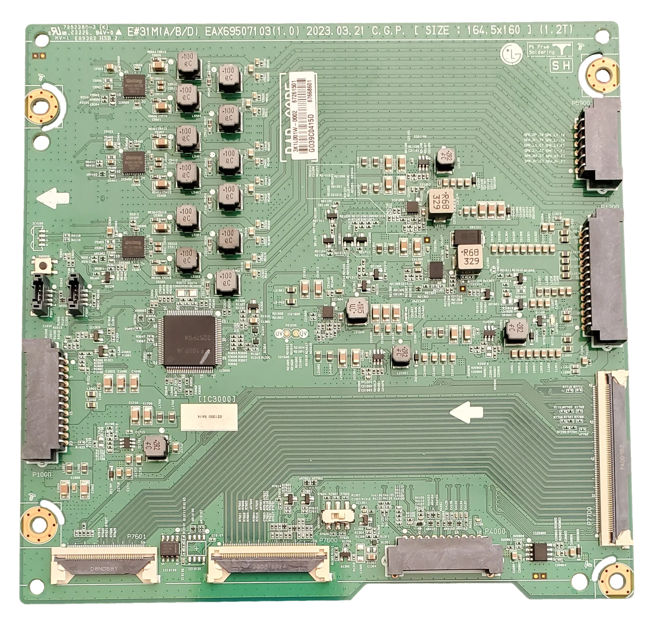 EBT67261501 LG LED Driver, EAX69507103(1.0), OLED77M3PUA, OLED77M3PUA.AUSQLH