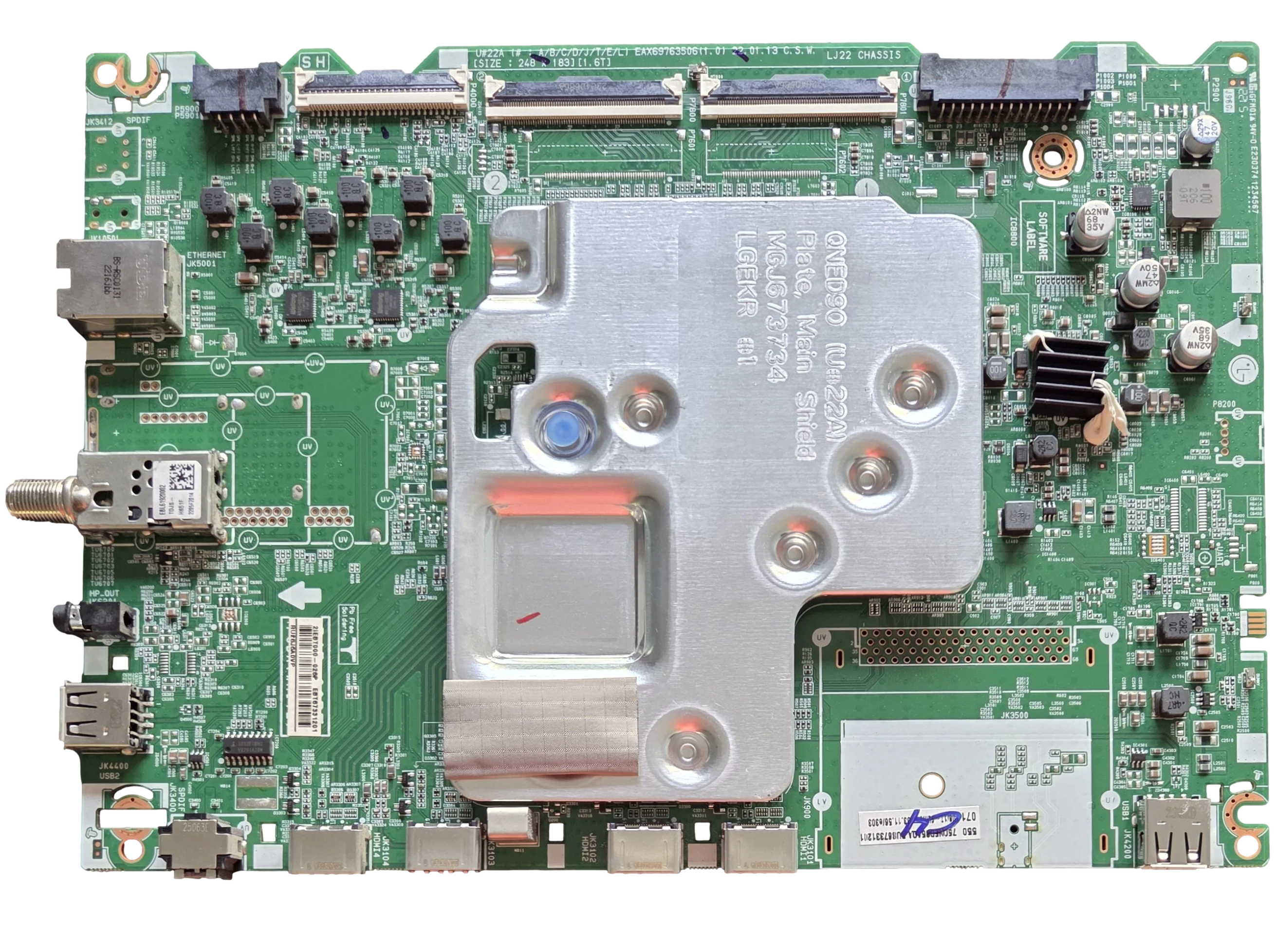 EBT67331201 LG Main Board, EAX69763506(1.0), 75QNED85AQA