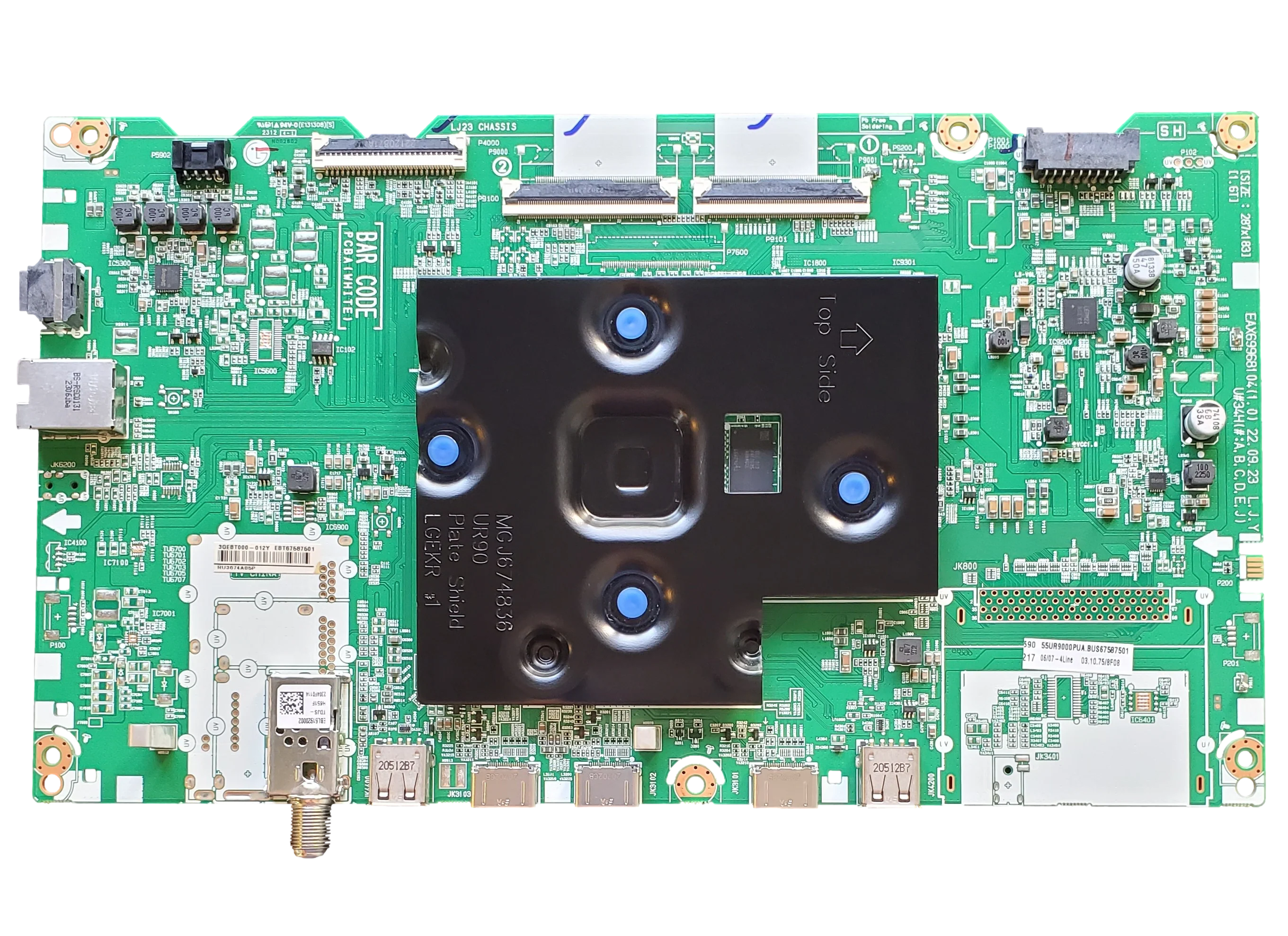 EBT67587501 LG Main Board, EAX69968104(1.01), 55UR9000PUA, 55UR9000PUA.BUSCLKR