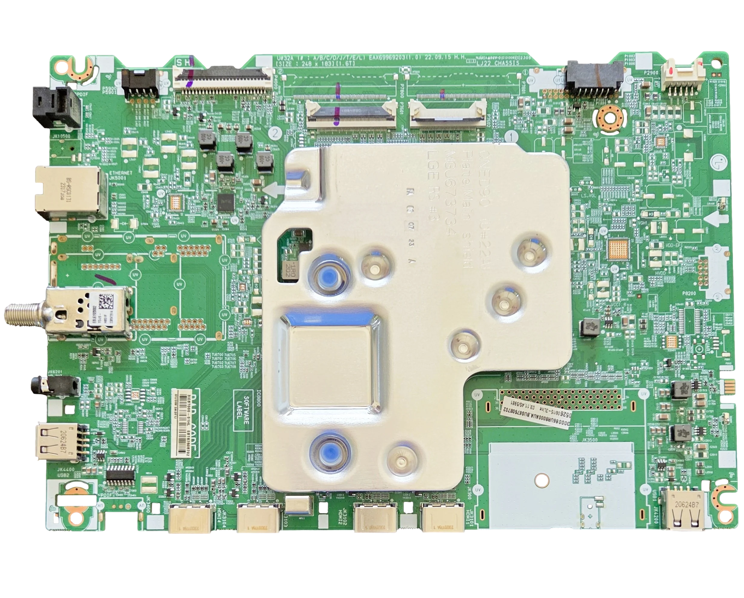 EBT67608702 LG Main Board, EAX69969203(1.0), 86UR8000AUA.BUSGLKR, 86UR8000AUA