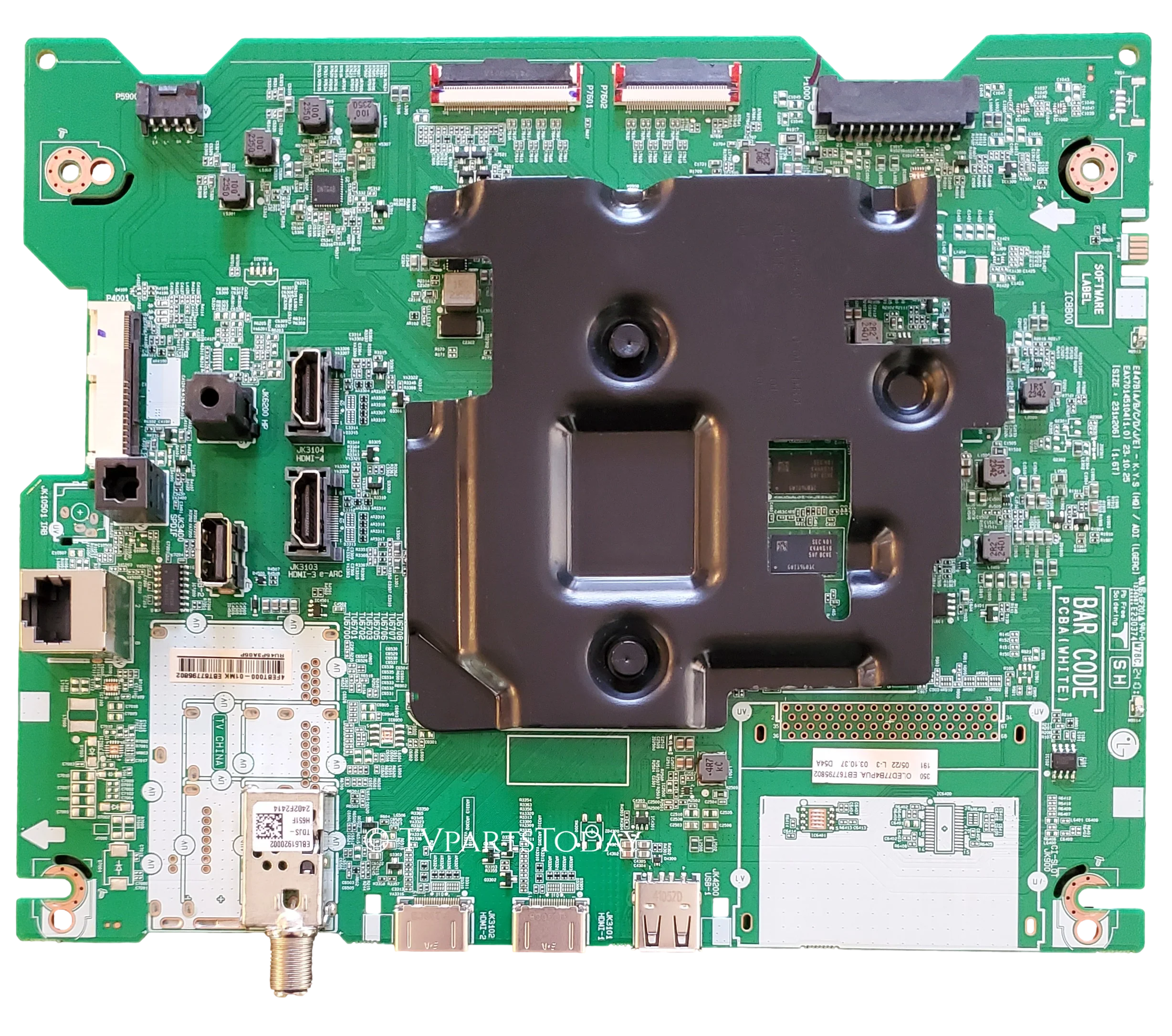 EBT67795802 LG Main Board, EBT67795802, EAX70145104 (1.0), OLED77B4PUA