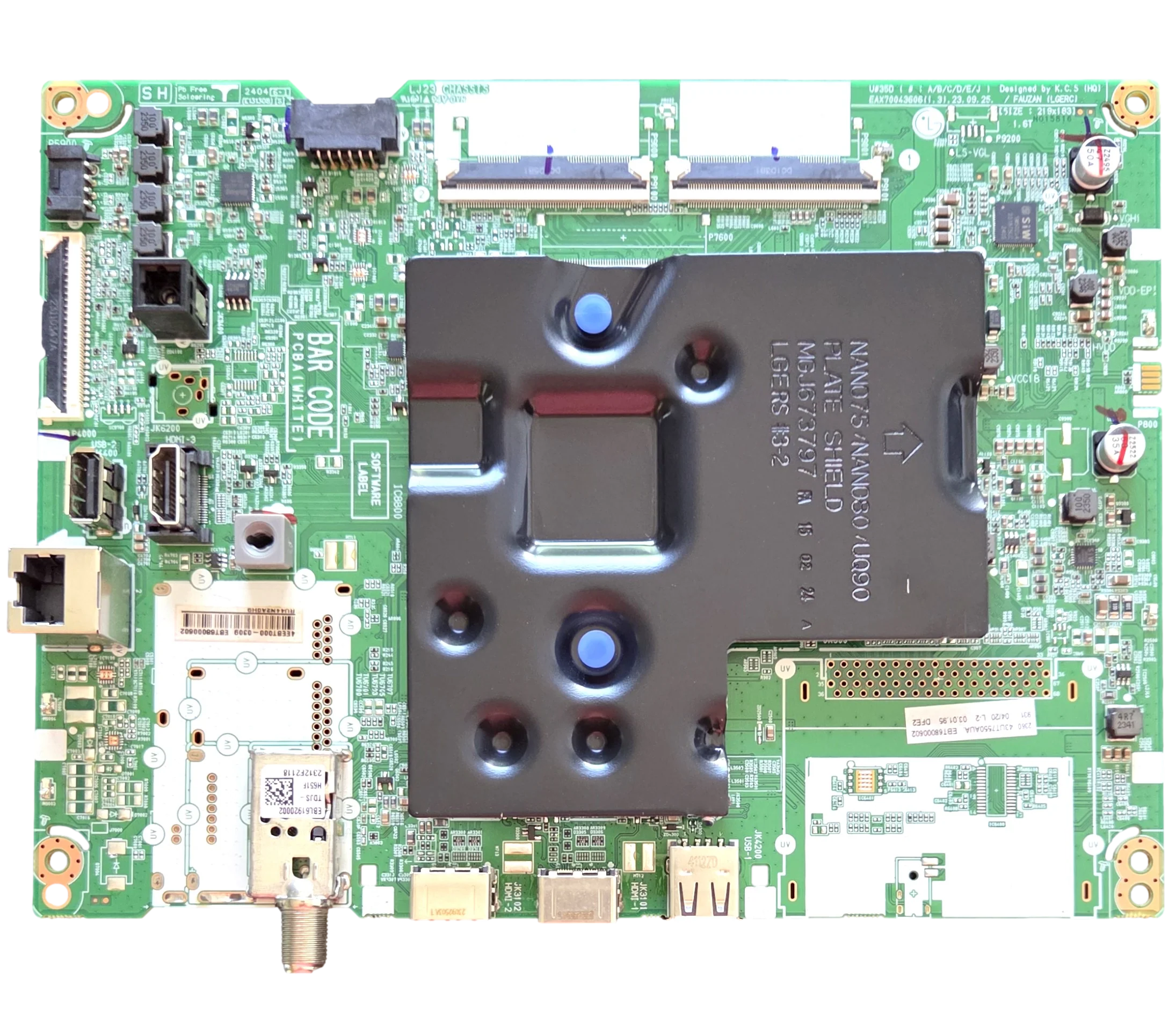 EBT68000602 LG Main Board, EBT68000602, EAX70043606(1.3), 43UT7550AUA