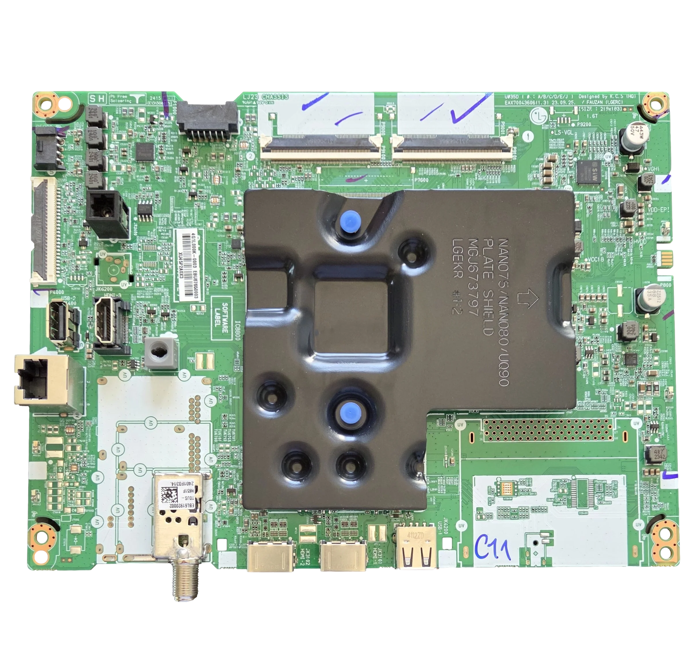 EBU67650003 LG Main Board, EAX70043606(1.3), 50UT7550AUA, 50UT8000AUA
