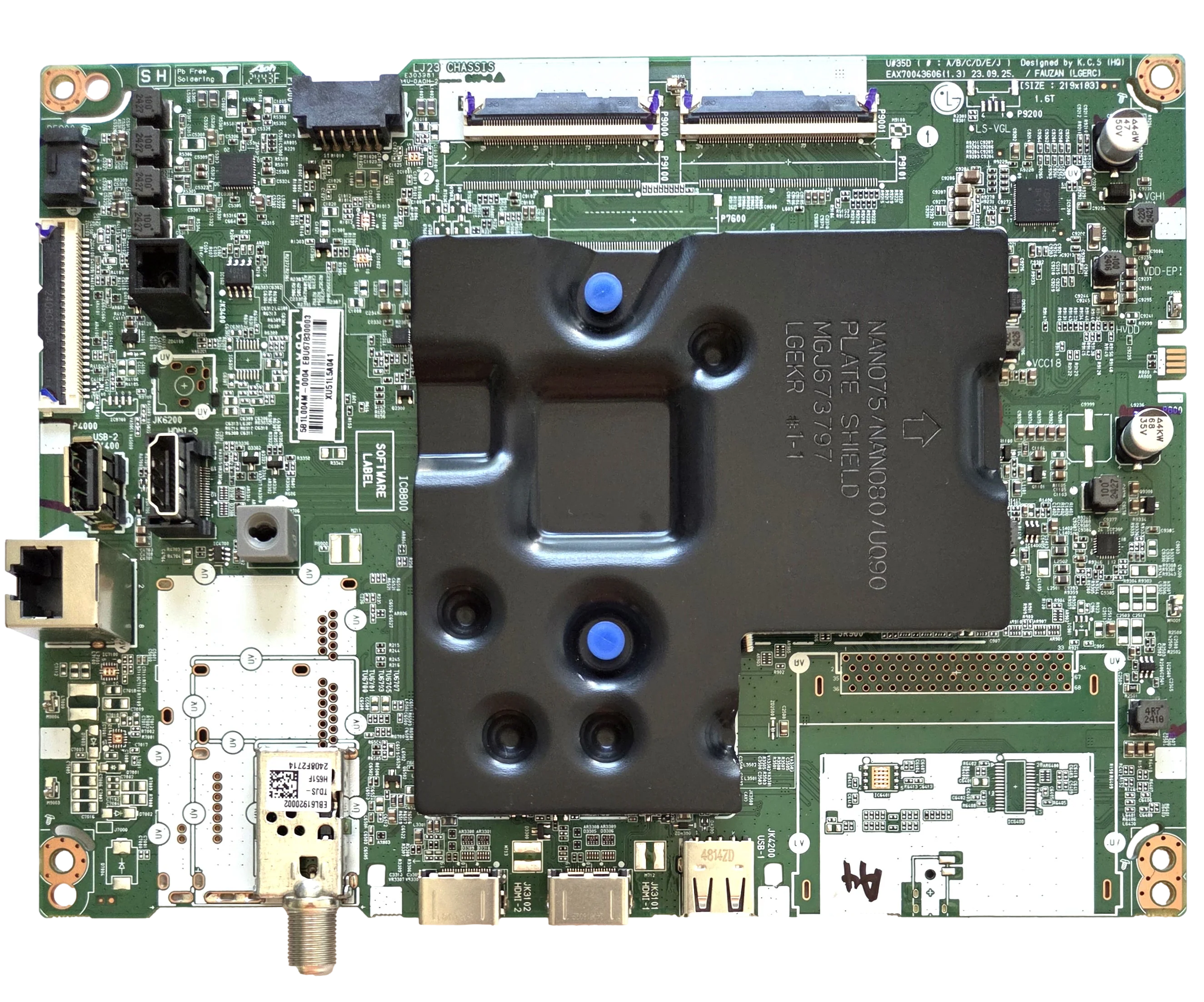 EBU67830003 LG Main Board, EAX70043606 (1.3), 43UT7590PUA