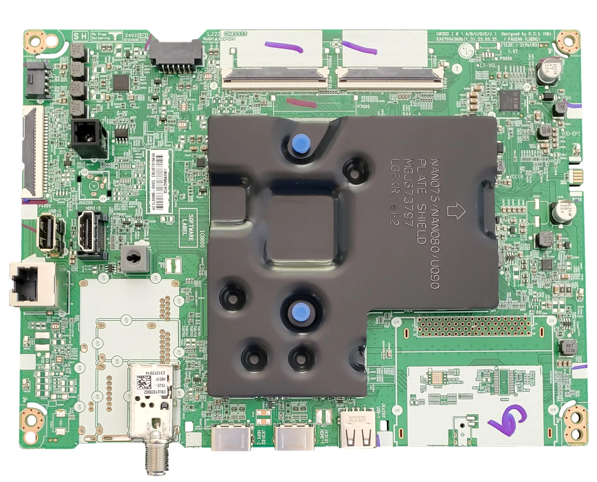 EBU67916404 LG Main Board, EAX70043606(1.3), 55UT8000AUA