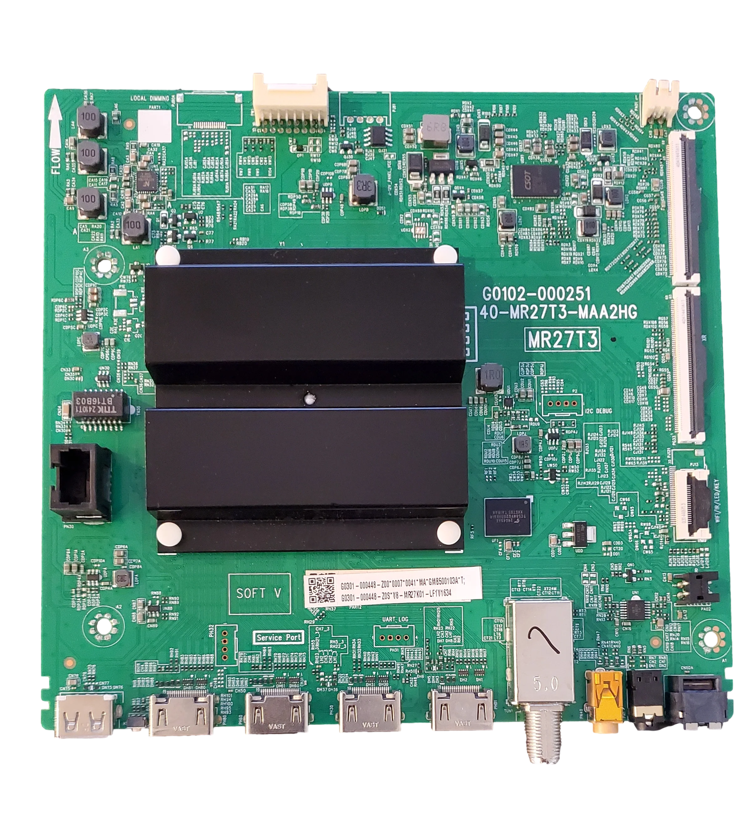 G0301-000448, TCL Main Board, 40-MR27T3-MAA2HG, 55S451