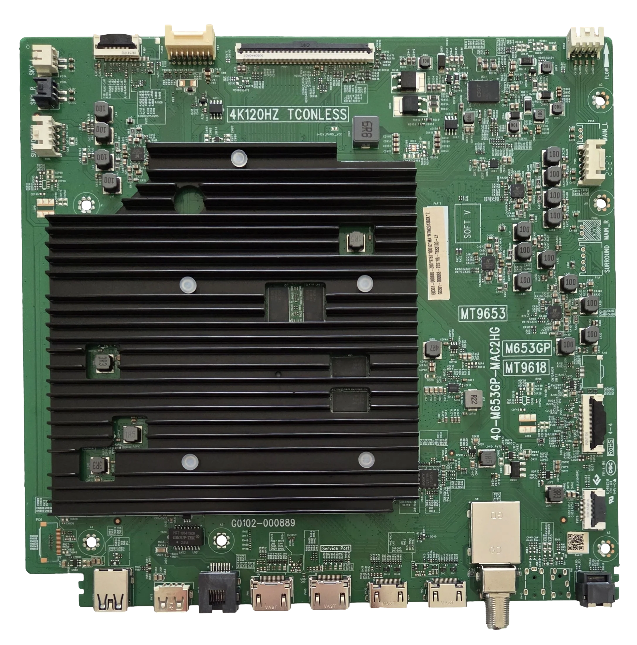 G0301-000888-Z00 TCL Main Board, 40-M653GP-MAC2HG, 85QM9K