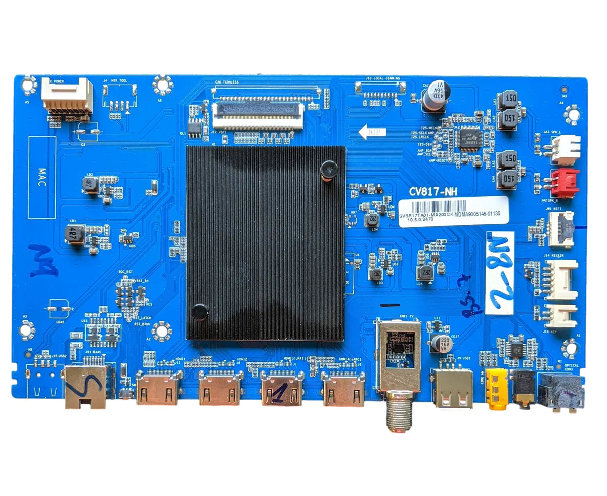 H4-55D203L5-MX0D Philips Main Board, CV817-NH, SVSR17TA01-MA200CK, 55PFL5756/F7