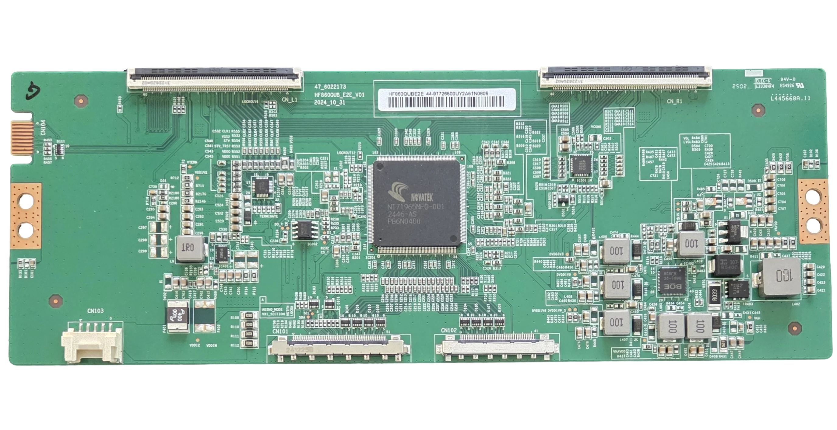 HF860QUBE2E LG T-Con, 47_6022173, HF860QUB_E2E_V01, 86QNED85AUA