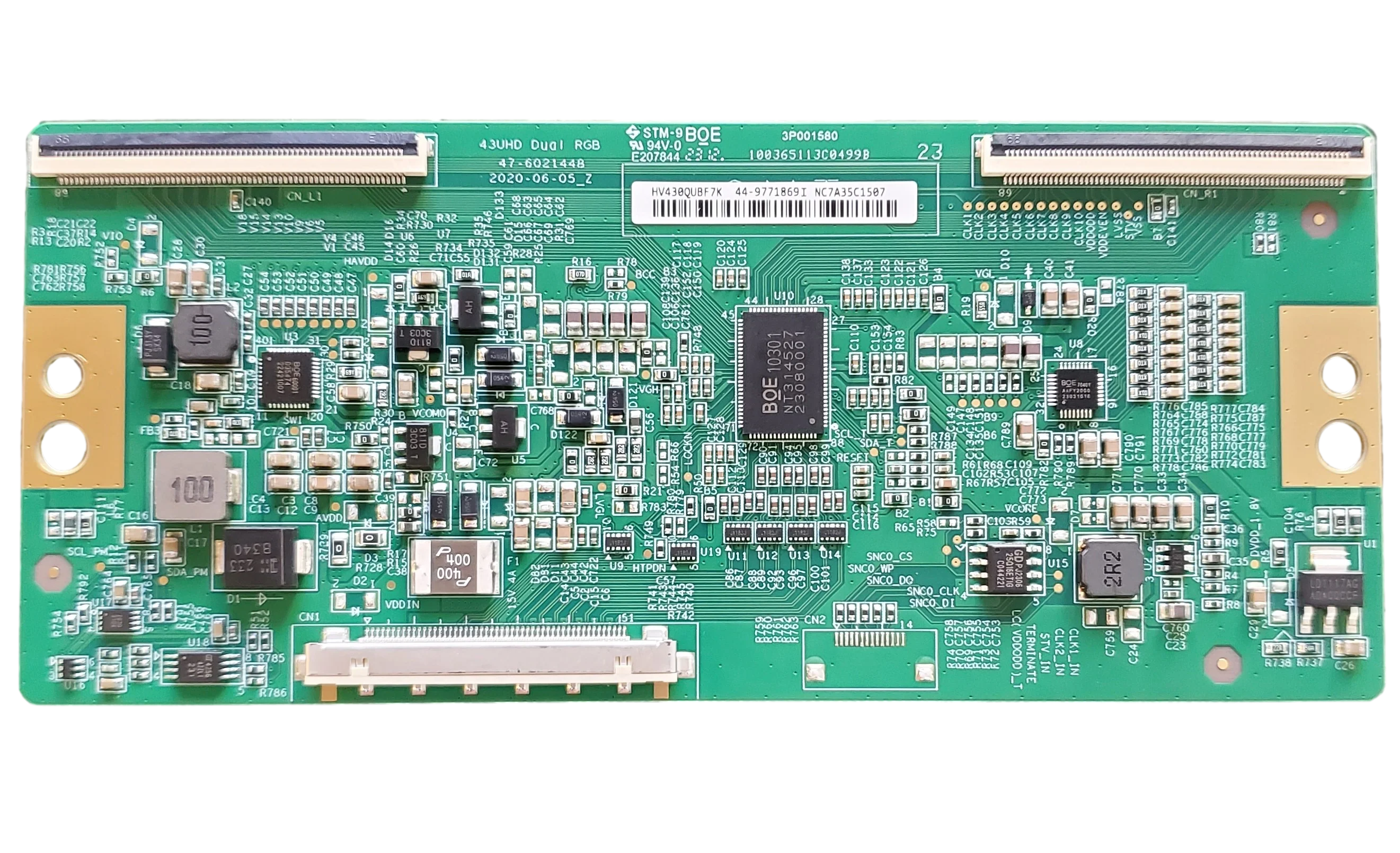 HV430QUBF7K, Sony T-Con Board, 44-9771869C, KD-43X80K
