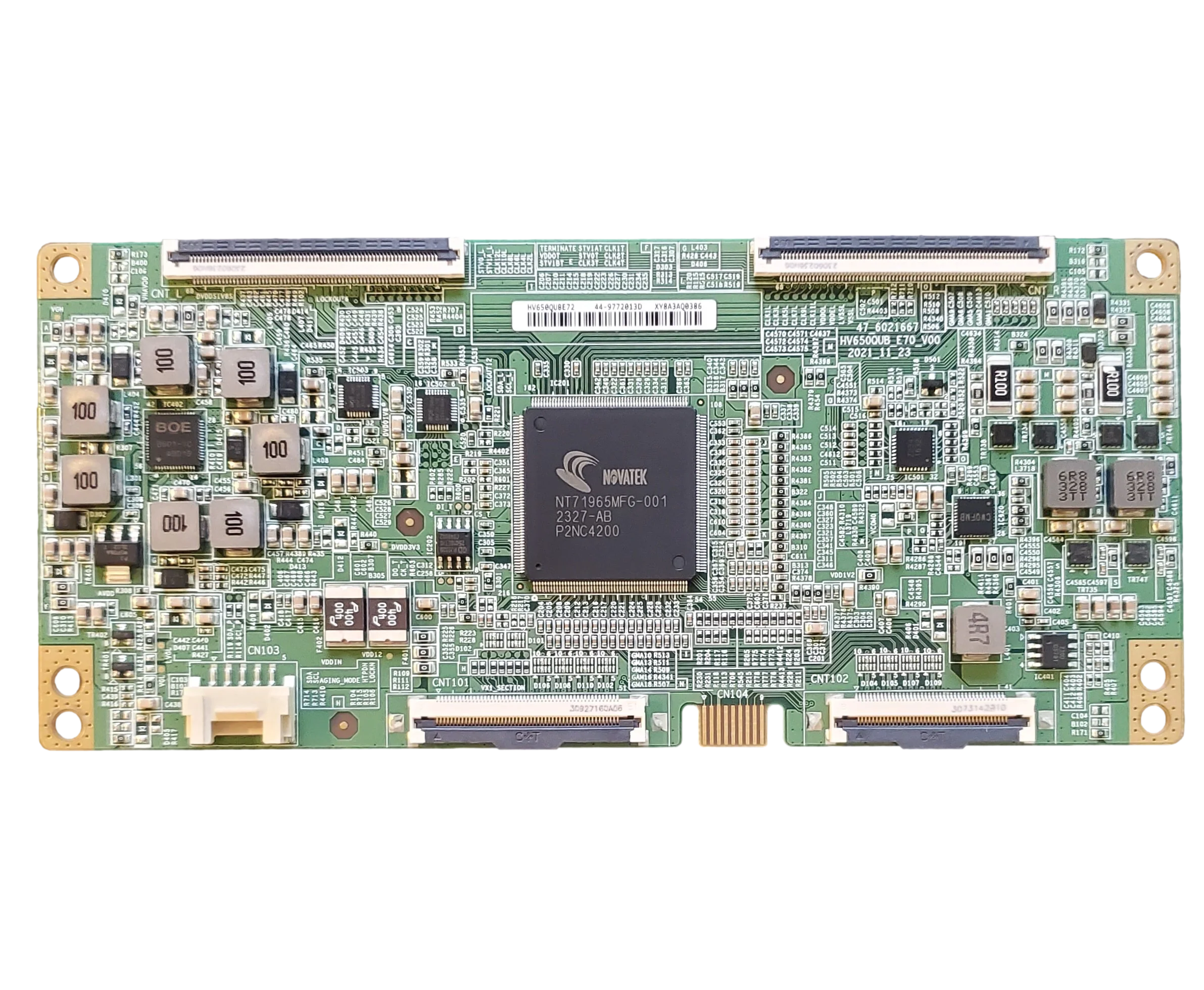 HV650QUBE72 Vizio T-Con, 44-9772013D, HV650QUB_E70_V00, 47_6021667, VQP65C-84