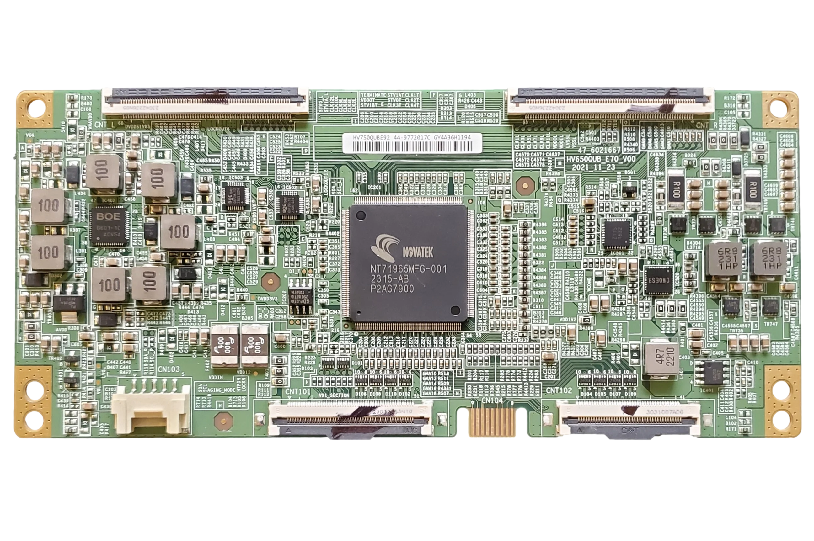 HV750QUBE92 Vizio T-Con Board, 44-9772017, VQP75C-84