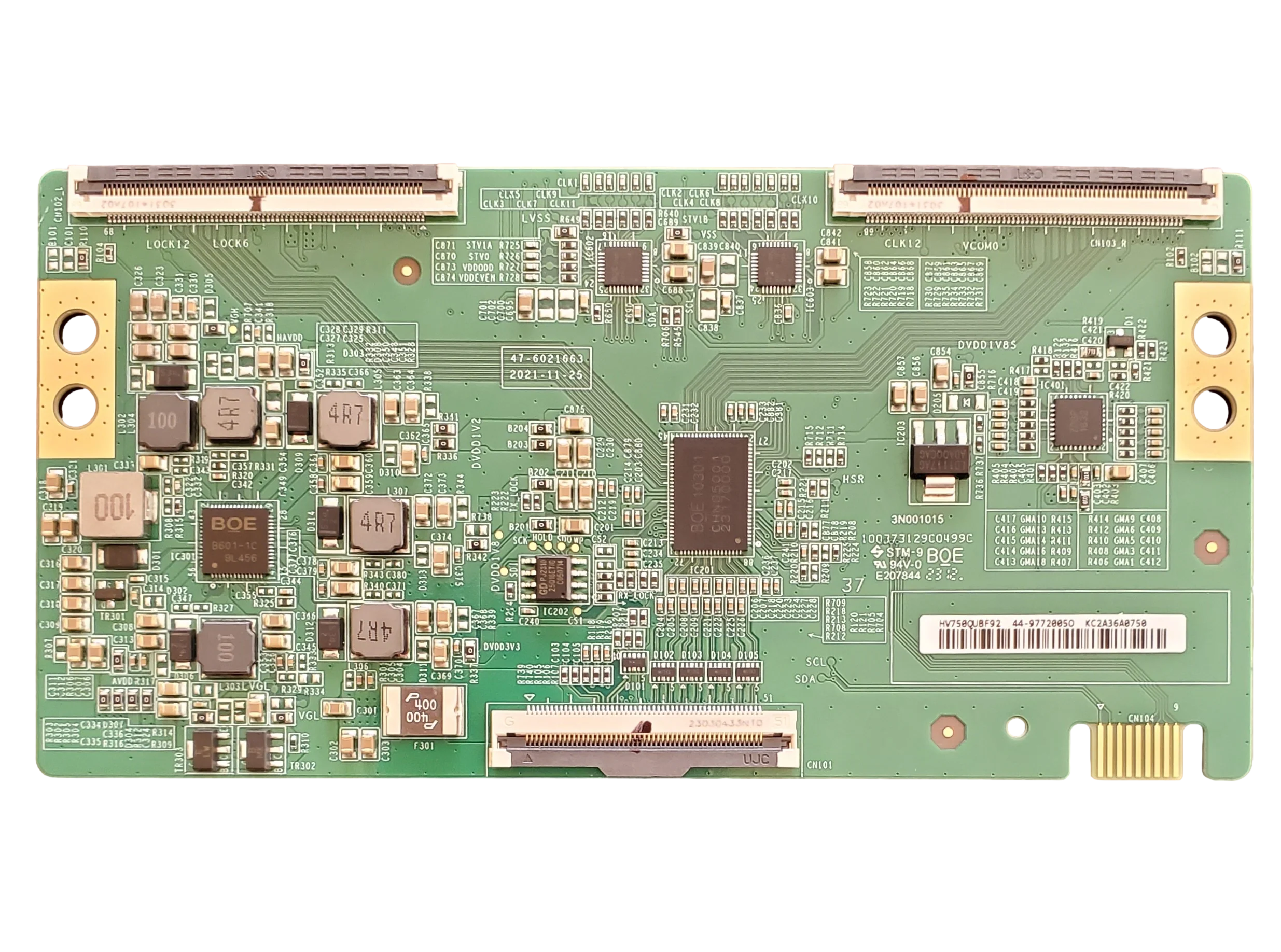 HV750QUBF92 Vizio T-Con, 44-97720050, LBSFR6GZ3200283, M75Q6-L4