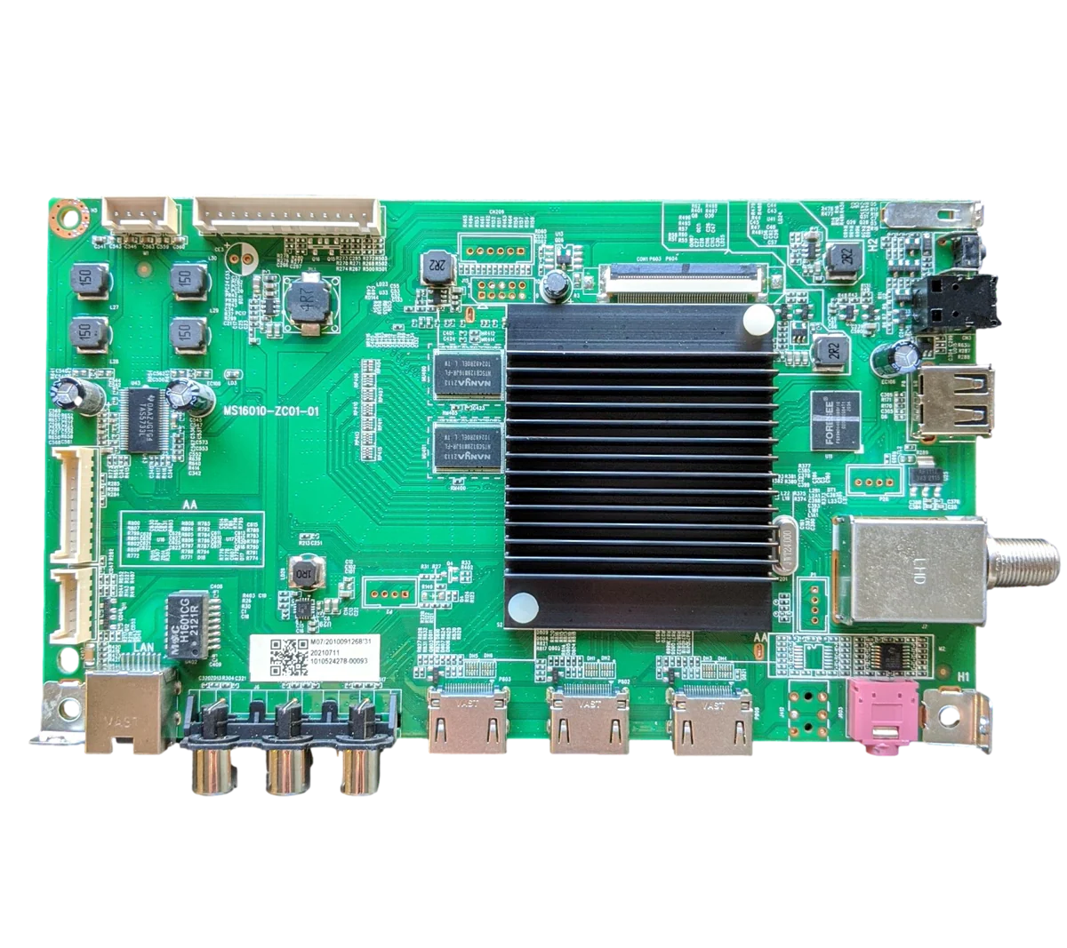 LT-75MAW605-MAIN JVC Main Board, M07, 20210711, MS16010-ZC01-01, LT-75MAW605
