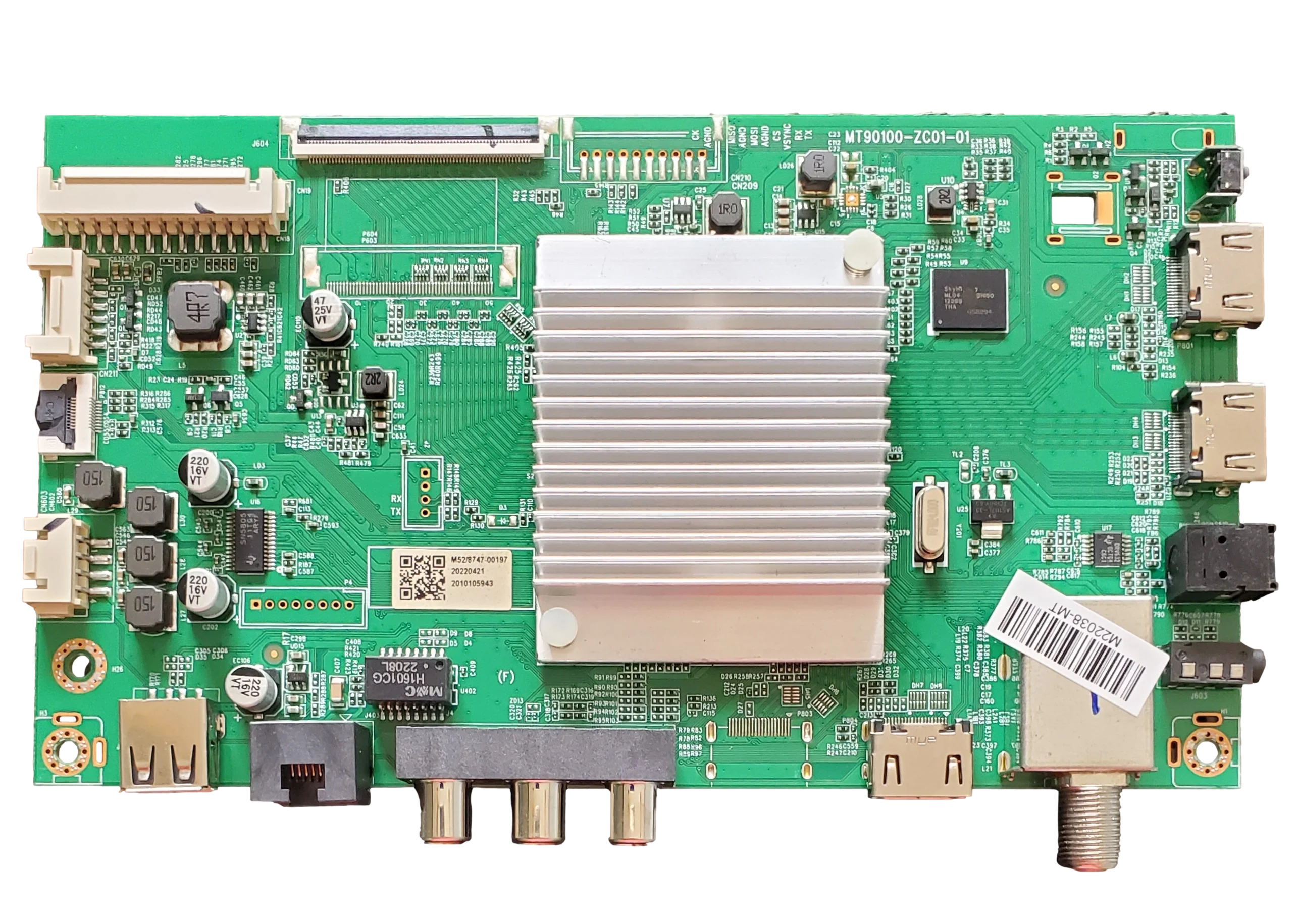 M22038-MT ONN Main Board, M22038-MT, 515C90100M52, MT90100-ZC01-01, M52, 100012585