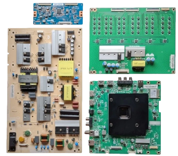 M658-G1 Vizio TV Repair Parts Kit, 756TXJCB0QK019 or 014 Main Board, ADTVI1825AAT Power, LNTVII13ZXAB6 LED Driver, 55.65T55.C19 T-Con, M658-G1 LTCWYHMV, LTMWYHKV, LTMWYHLV, LTMWYHMV