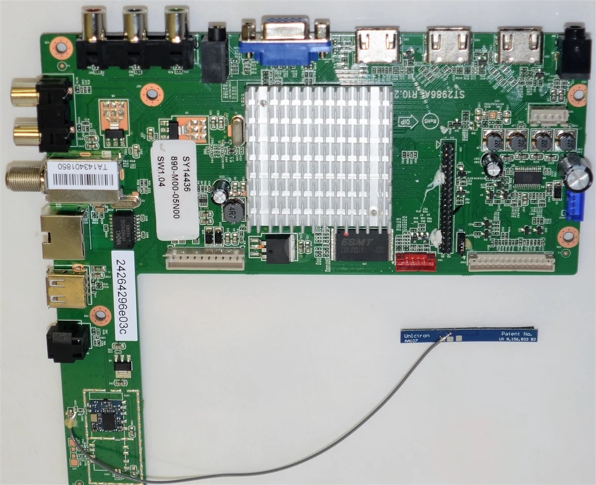 NQP890M0005N00 Sharp TV Module, main board, SY14436, 890M0005N00, ST2986_R10.2, LC-60LE644U