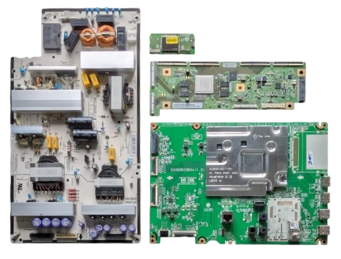 OLED65A1PUA LG TV Repair Parts Kit, OLED65A1AUA, EBT66700603 Main Board, EAY65768822 Power Supply, 6871L-6309A T-Con, EAT65167004 Wifi, OLED65A1PUA.DUSQLJR, OLED65A1AUA.DUSQLJR
