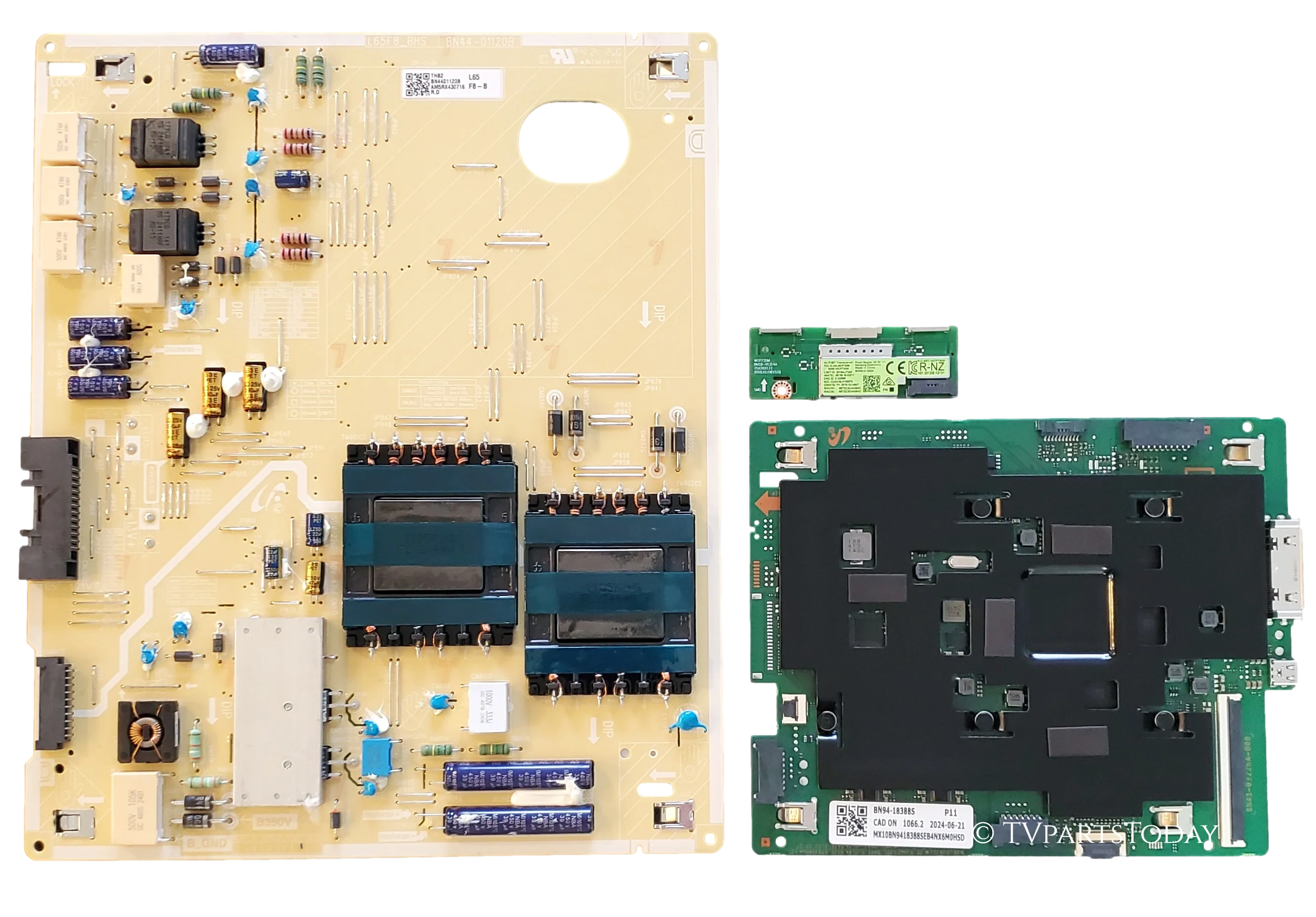 QN65LS03DDFXZA Samsung TV Repair Parts kit, BN94-18388S Main Board, BN44-01120B Power Supply, BN59-01333A Wifi, QN65LS03DDFXZA CA01, QN65LS03DDFXZA