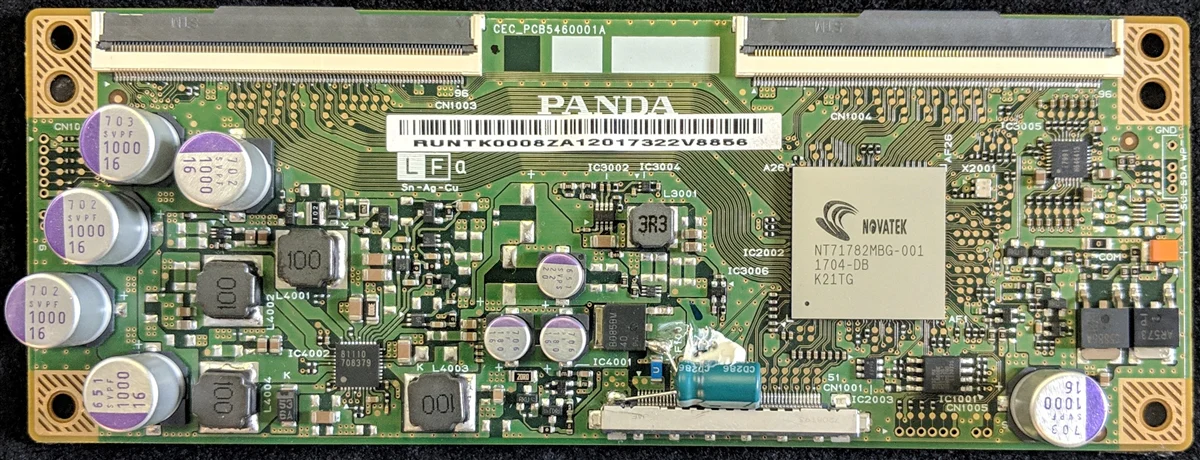 RUNTK0008ZA Hitachi T-Con, CEC_PCB5460001A, 55C60