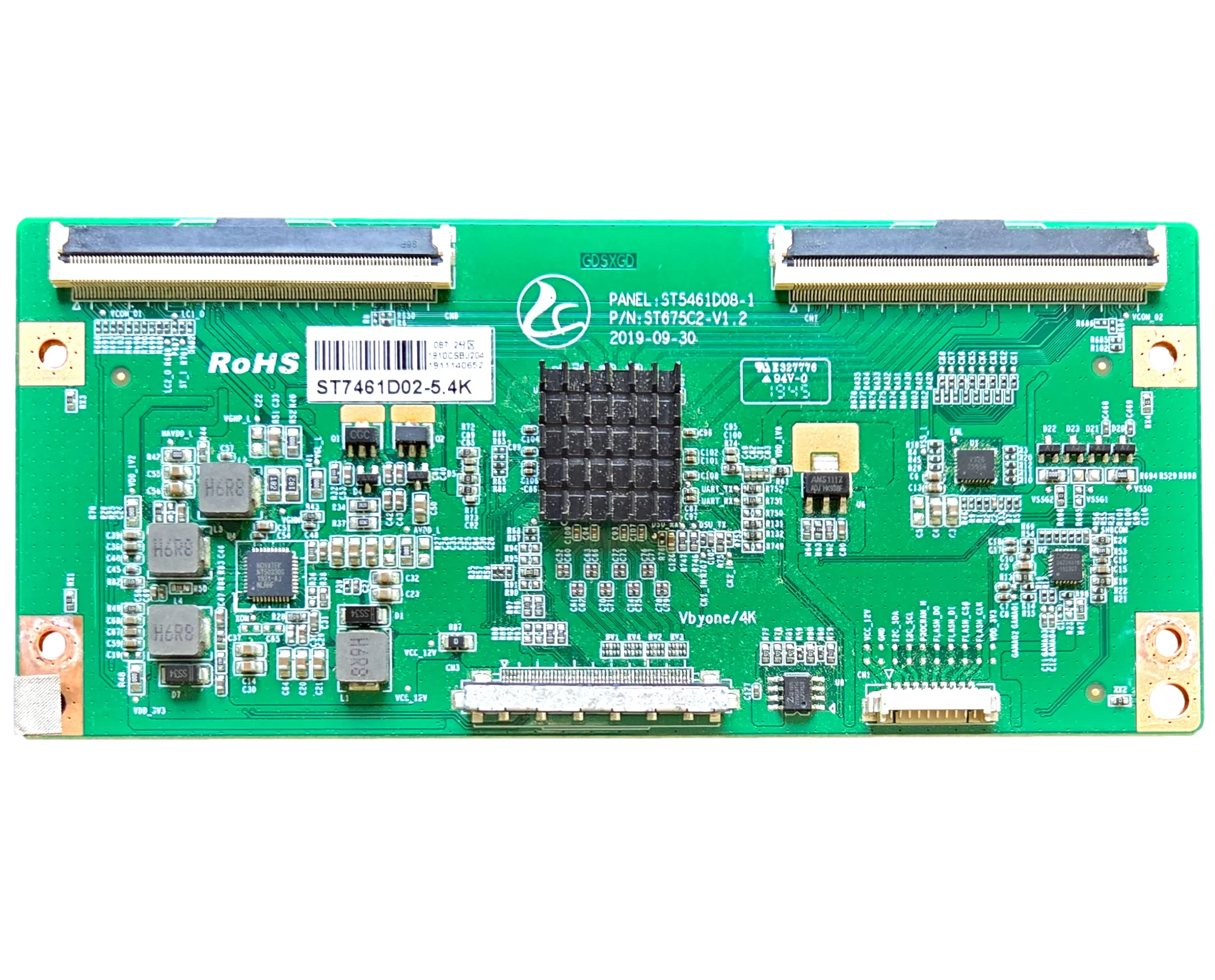 ST675C2-V1.2 Qantec T-Con, ST7461D02-5.4K, ST5461D08-1, QT7520DLEDS