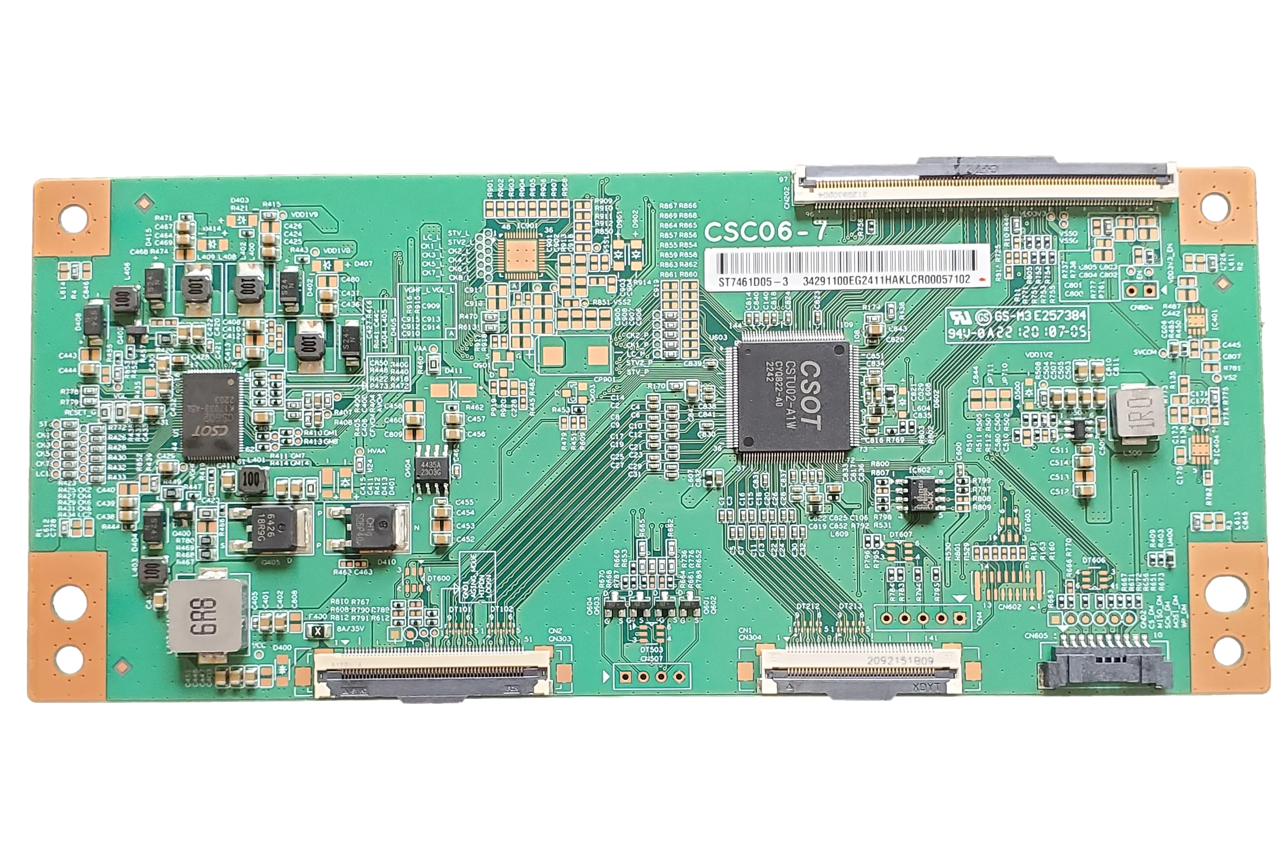 ST7461D05-3 TCL T-Con, 34291100E, CSC06-7, 75QM850G, 75Q750G