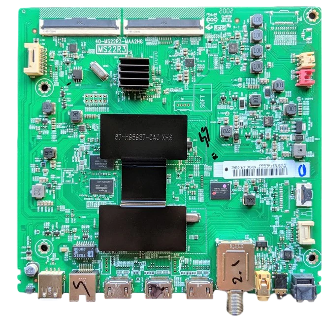 SVSMS22R07-MA200AA TCL Main Board, V8-ST22K01-LF1V2237, 40-MS22R3-MAA2HG, MSR22R3, 55S423
