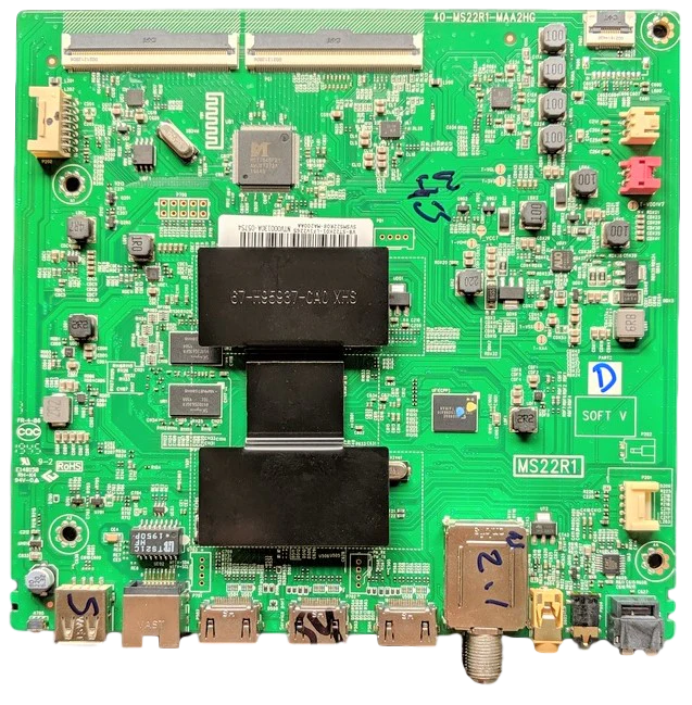 SVSMS22R08-MA200AA TCL Main Board, V8-ST22K01-LF1V2265, 40-MS22R1-MAA2HG, 55S421