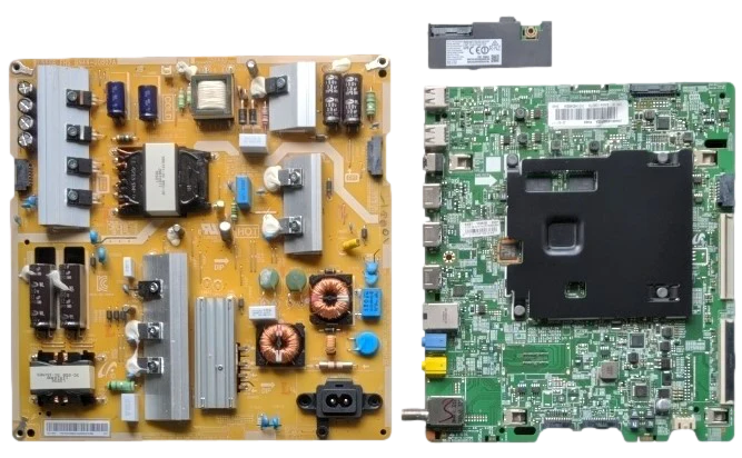 UN55KU6500FXZA Samsung TV Repair Parts Kit, BN94-10827A Main Board, BN44-00807A Power Supply, BN59-01239A Wifi, UN55KU6500FXZA (FA01), UN55KU6600FXZA (FA01)