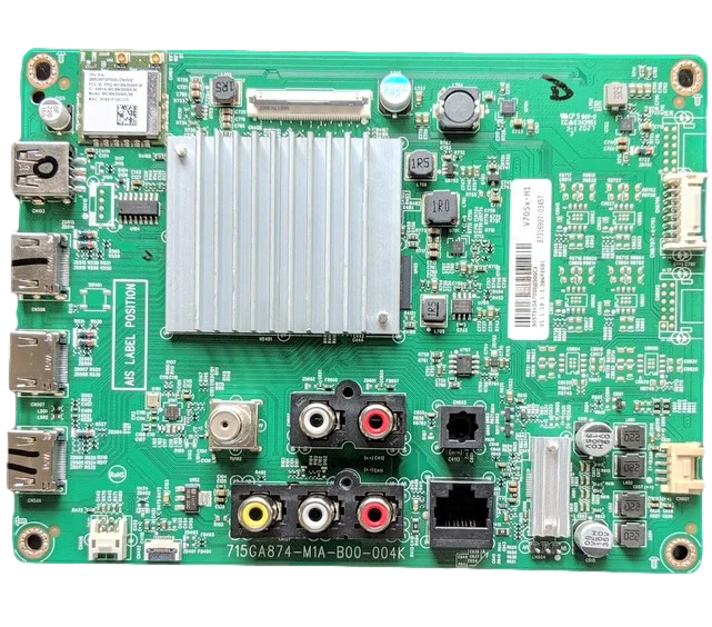 V705X-H1-Main Vizio Main Board, 905TXKSA700003, 715GA874-M1A-B00-004K, V705X-H1