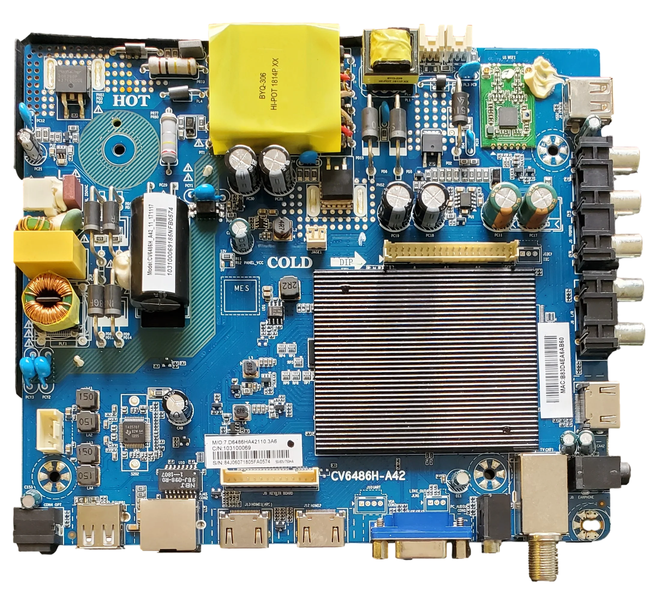 W18026-1-SY Westinghouse Main Board, CV6486H-A42, WD50FE2200