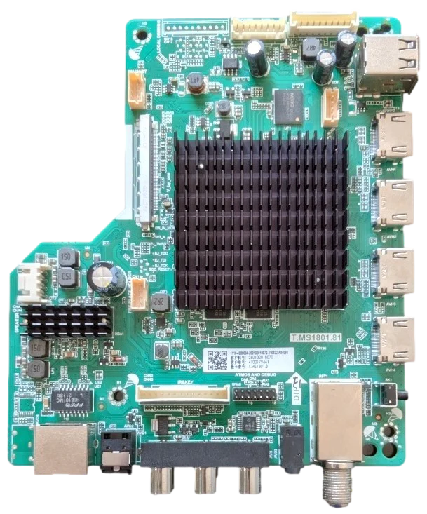 WR55UT4210-MAIN-V1 Westinghouse Main Board, 260102018070, 210822, T.MS1801.81, WR55UT4210