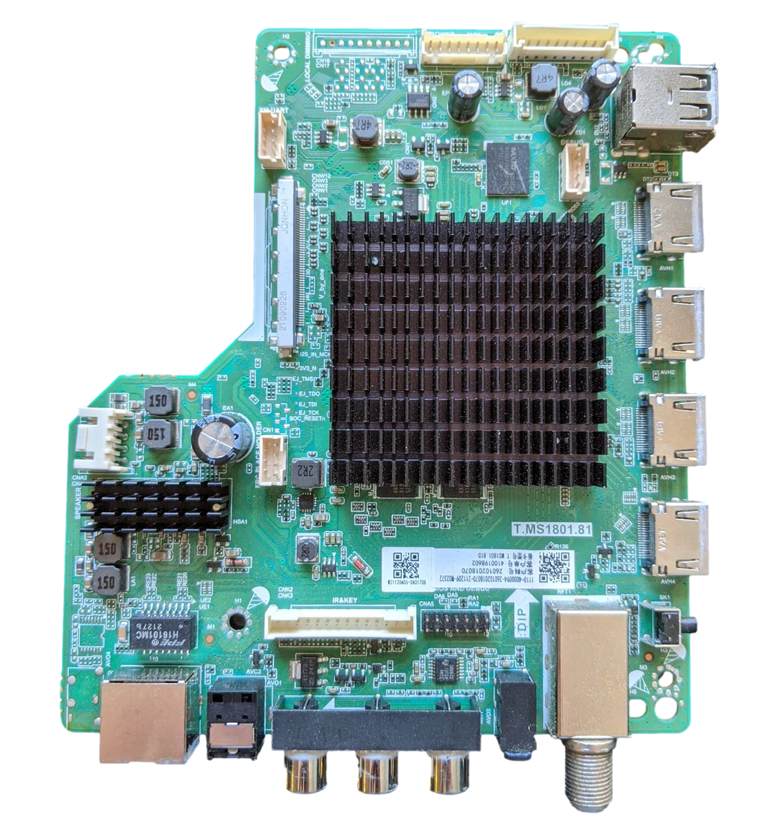WR65UT4210-MAIN-V1 Westinghouse Main Board, 260102018070, T.MS1801.81, WR65UT4210